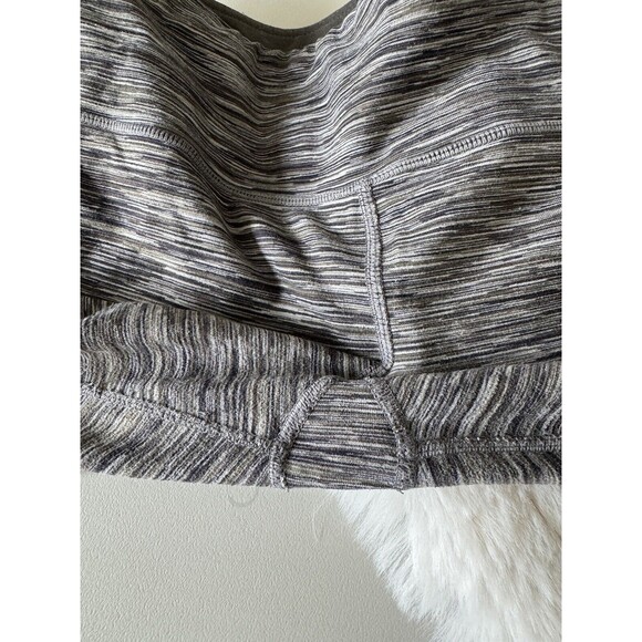 Lululemon Wunder Under Capri Womens 6 Black Space Dye Mid Rise Pull On Pants - Picture 9 of 9